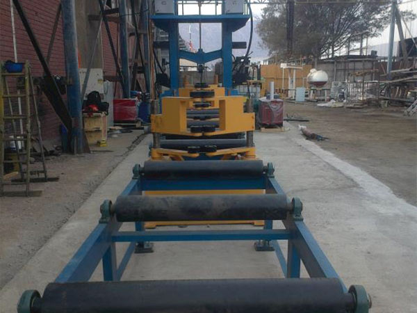 Estação de trabalho de combinação de viga H para montagem de soldagem e endireitamento