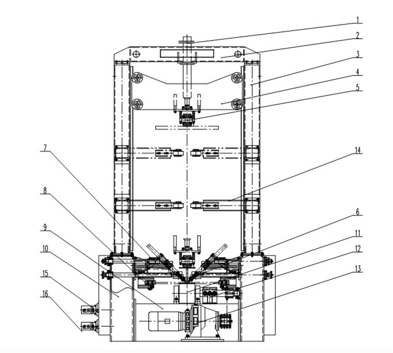 Máquina de solda e endireitamento de feixe a laser de elétrons SAW H para estruturas de aço