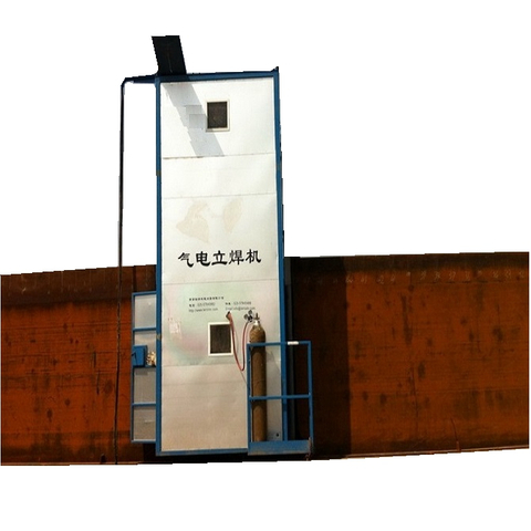 Soldador vertical automático industrial para aço carbono