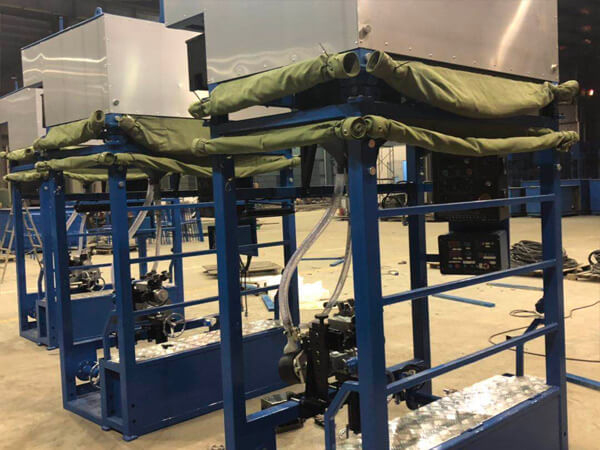 Máquina de solda de costura de tanque para solução de construção de fazenda de tanques na China