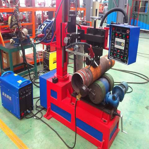Máquina automática de solda de costura de tubo MIG de alta qualidade para planta de gás