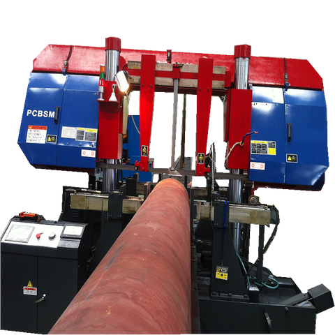 Máquina de corte SAW de banda de tubo circular automática para planta de gás de aço inoxidável
