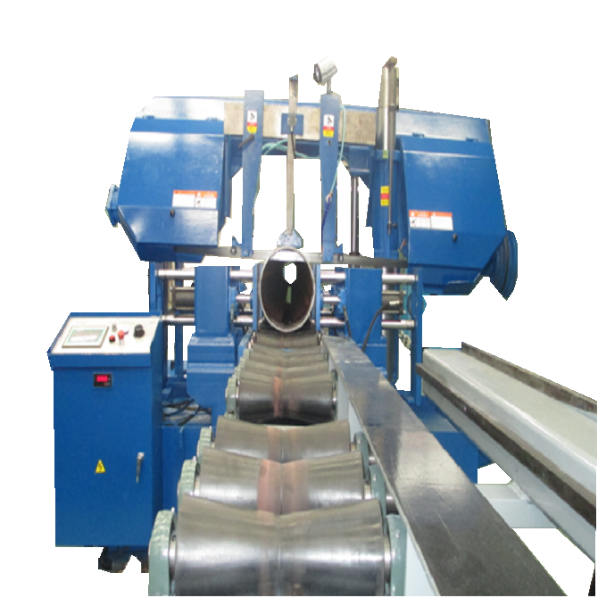 Máquina de corte SAW de banda de tubo circular automática para planta de gás de aço inoxidável