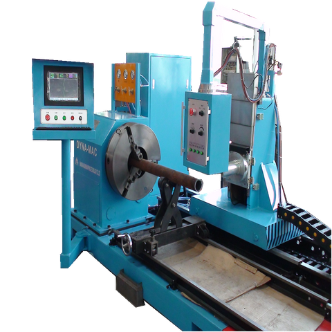 Máquina de corte de tubo de plasma e chama de 5 eixos de uso fácil e resistente para usina de aço carbono